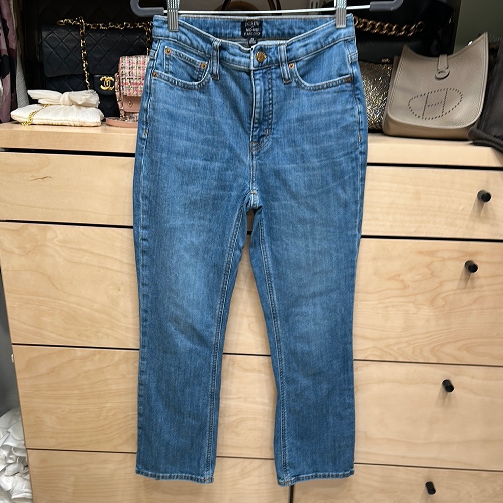 JCrew Mid-Rise Flare Crop